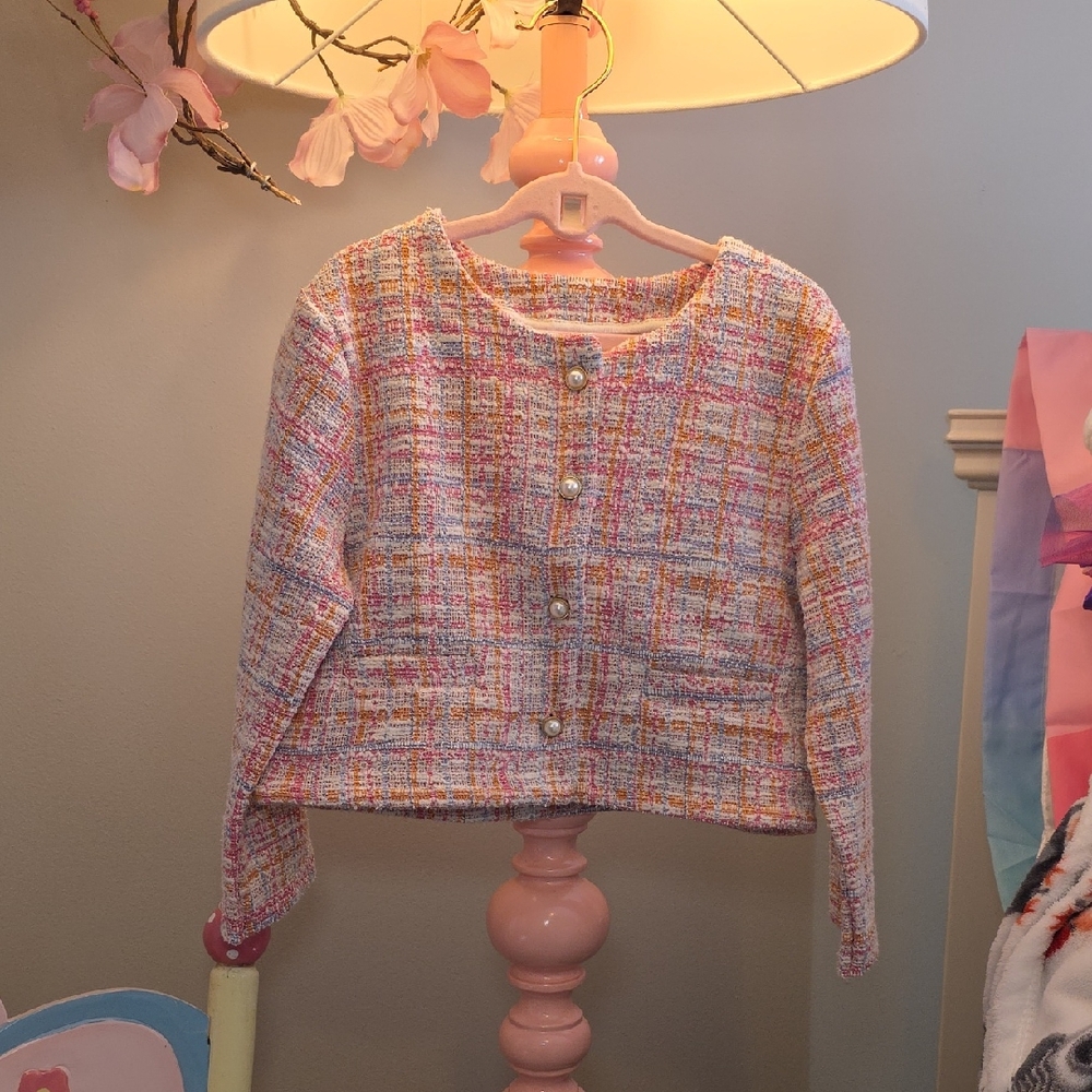 H&M Multicolor Tweed Jacket